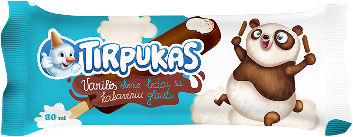Tirpukas on a stick