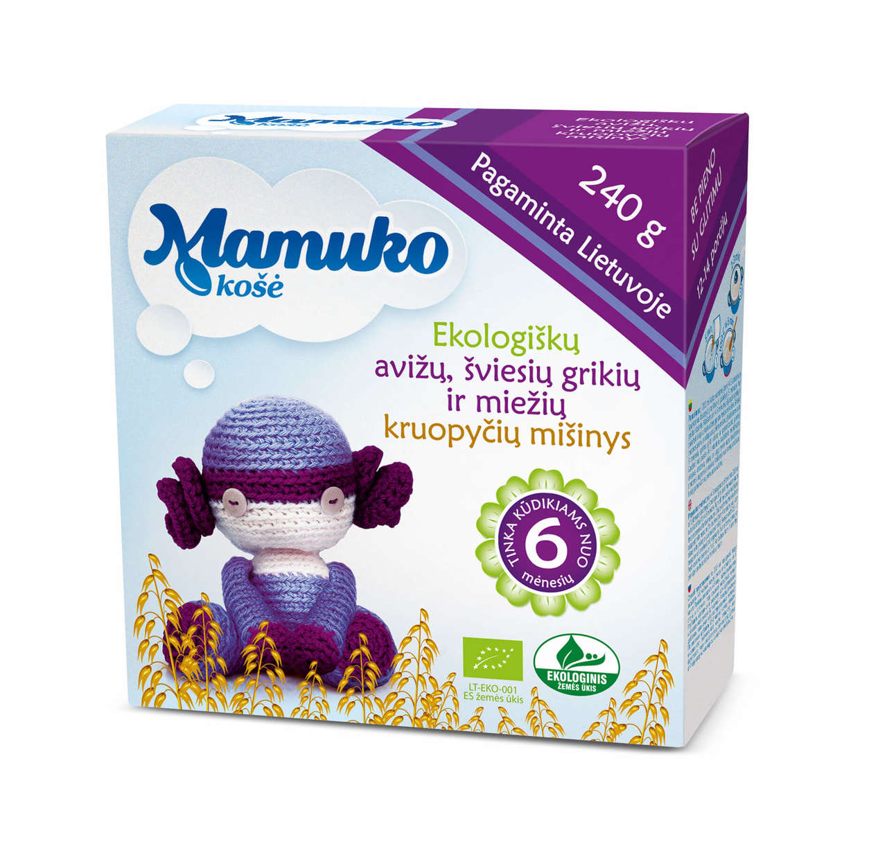 Organic OAT, LIGHT BUCKWHEAT and BARLEY Grits