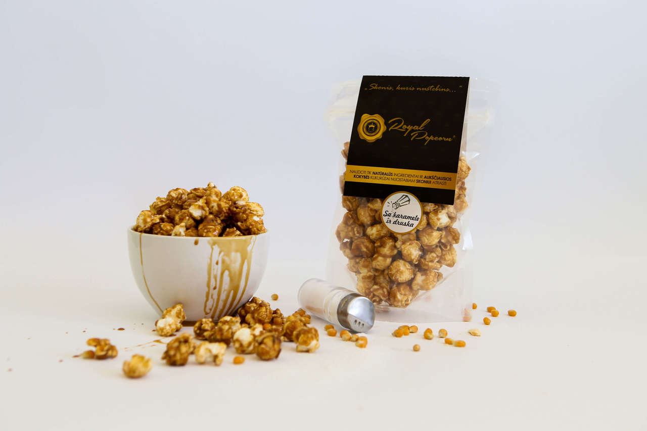 Royal Popcorn with Salted Caramel