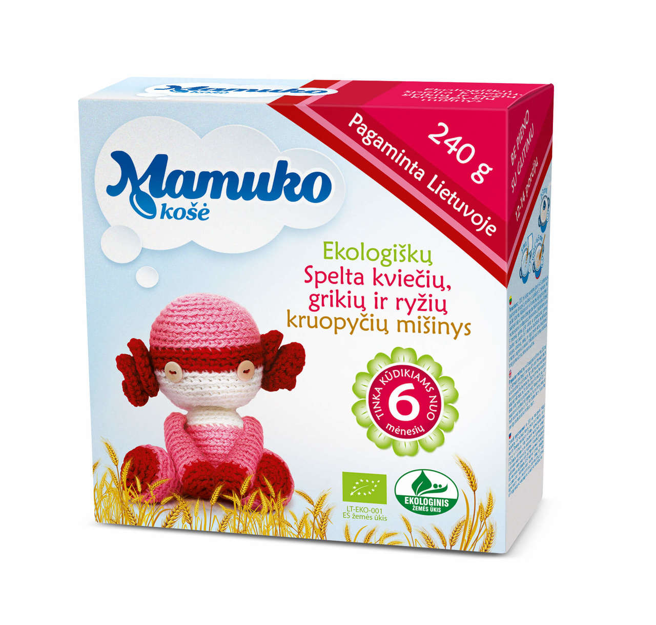 Organic SPELTA WHEAT, BUCKWHEAT and RICE Grits