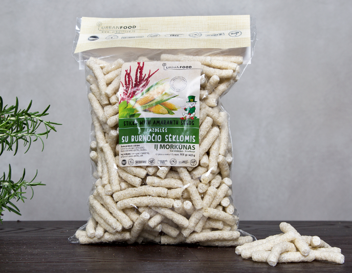 STICKS WITH AMARANTH SEEDS