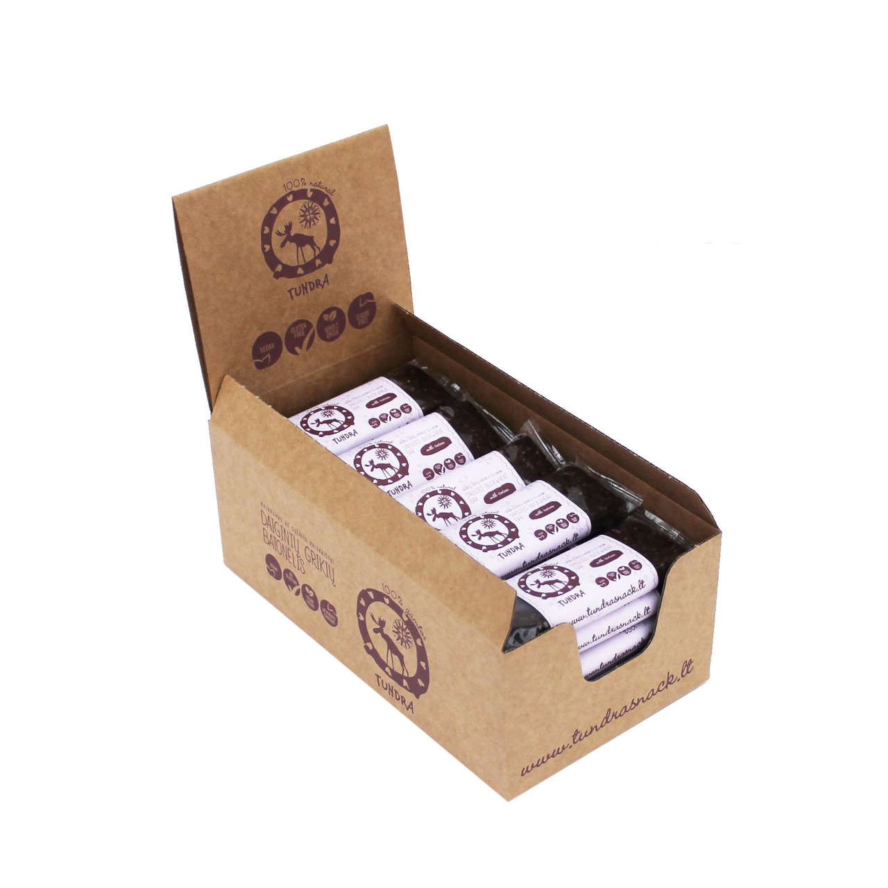 TUNDRA sprouted buckwheat bar with cocoa