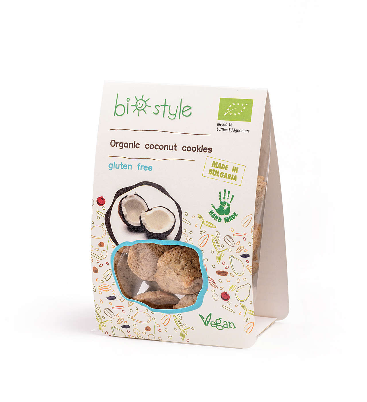 Organic coconut cookies - gluten free