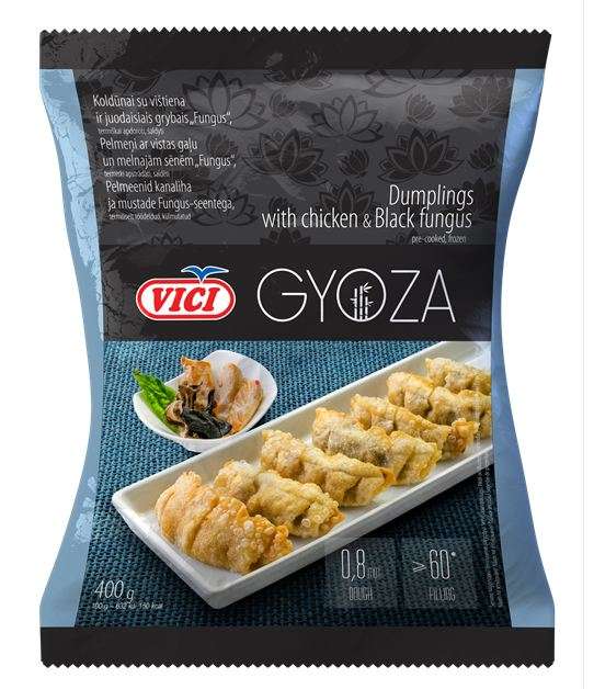 Dumplings with chicken and  Fungus, Gyoza 8X400 g