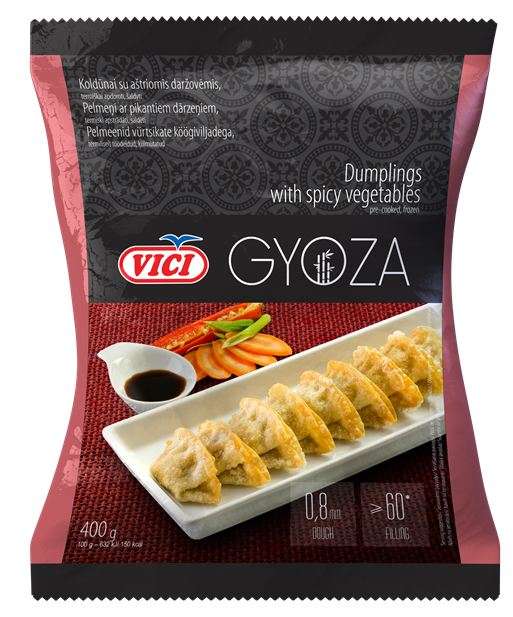 Dumplings with sharp vegetables Gyoza, 12x400g