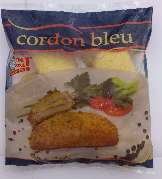 "Cordon bleu" frozen steak with ham and cheese, 1kg