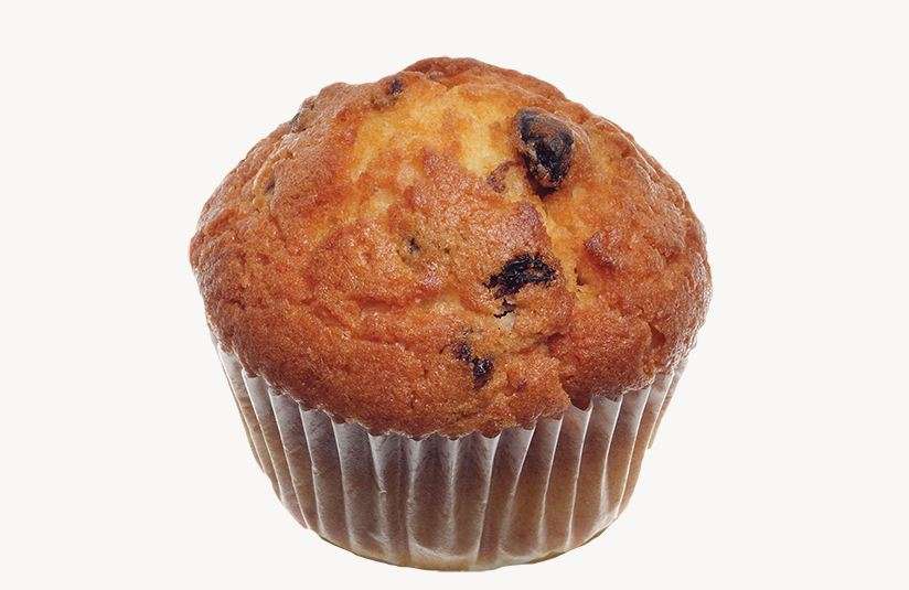 Muffins with raisins 70g