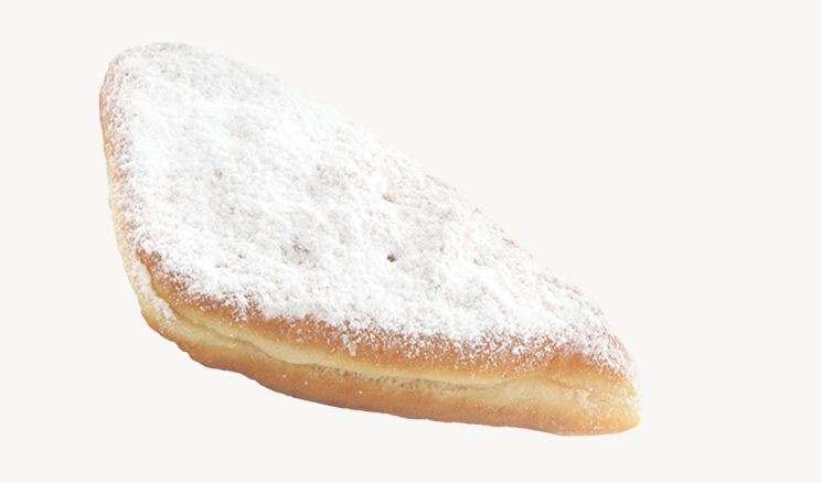 The triangular donut with raspberry filling 75g