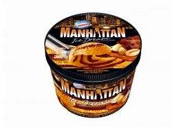 Ice cream Manhattan chocolate, caramel, peanuts Nestle, 6x1400ml