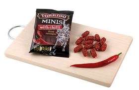 "Torrido" MINIS dried sausages with chili, 50g