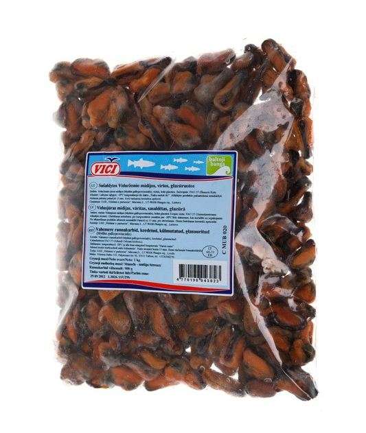Frozen fresh mussels (30/45), 1 kg