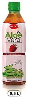 ALOE VERA Strawberry flavour "ALEO" 0,5L/Drink (PET)