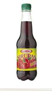 "Bajoriškių" raspberry  syrup, 430 ml