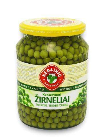 0,72l green peas KĖDAINIŲ KONSERVAI