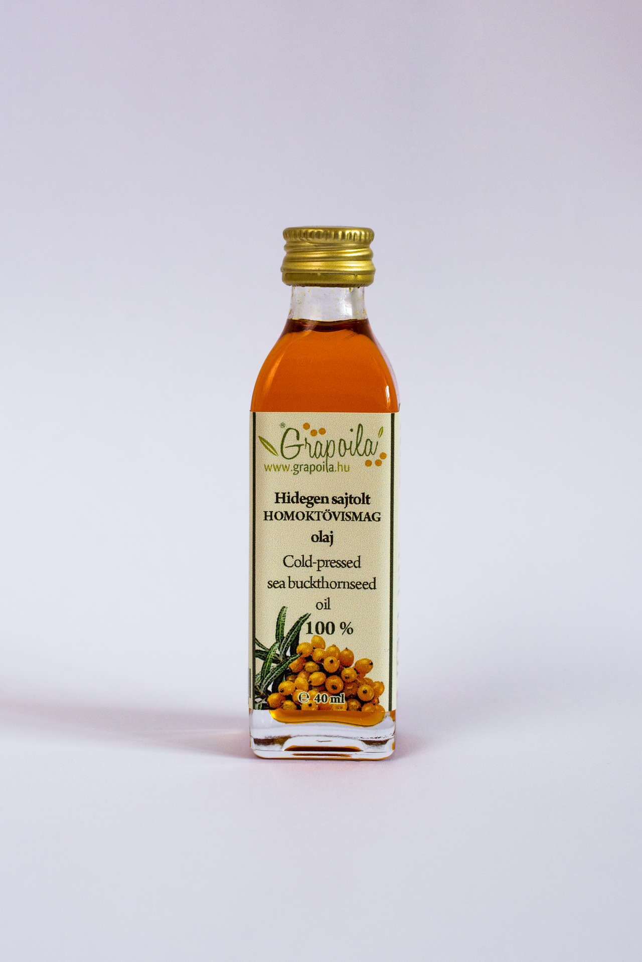 Sea buckthorn seed oil cold pressed