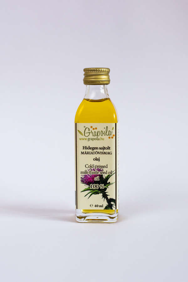 Milk thistle seed oil cold pressed