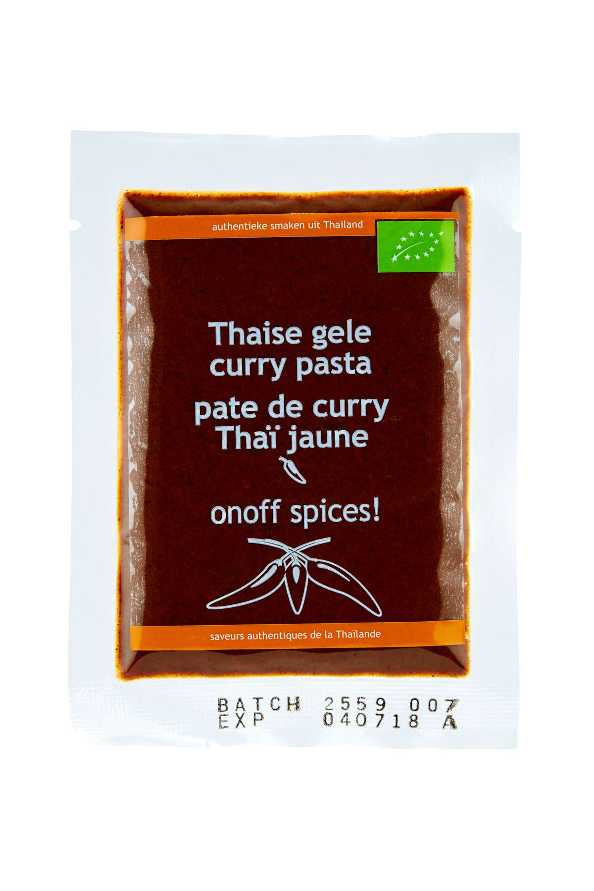 organic Thai yellow curry paste