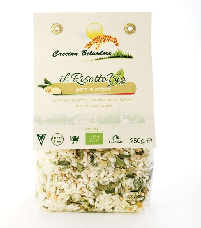 Risotto con patate e porri Biologico