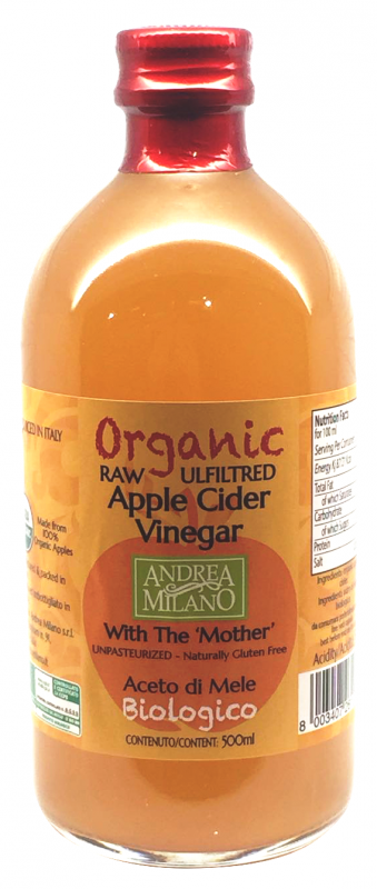 Unfiltered Organic Apple Cider Vinegar