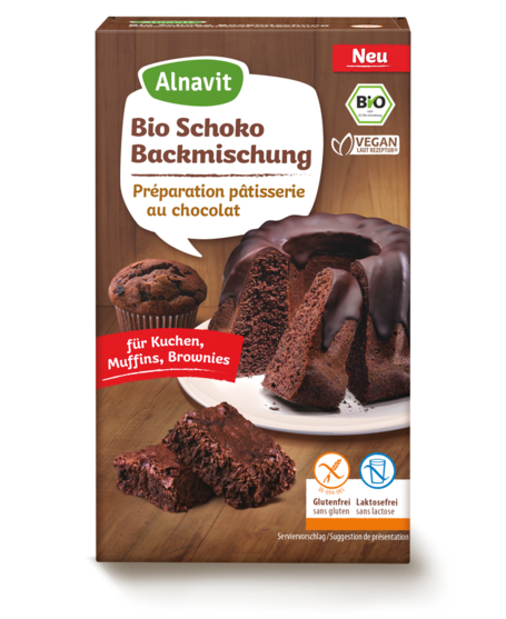 Organic chocolate cake mix