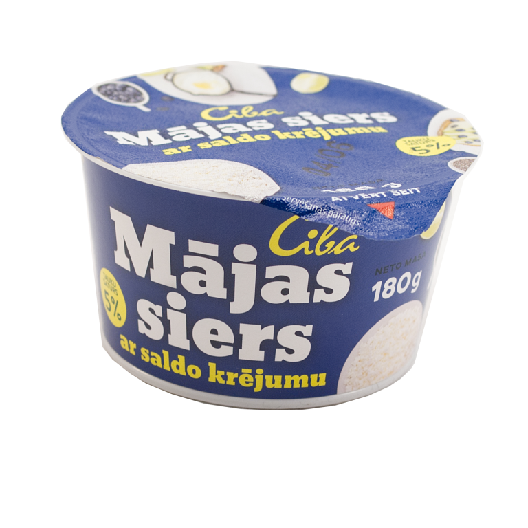 “Ciba” Cottage Cheese with fresh cream 180g