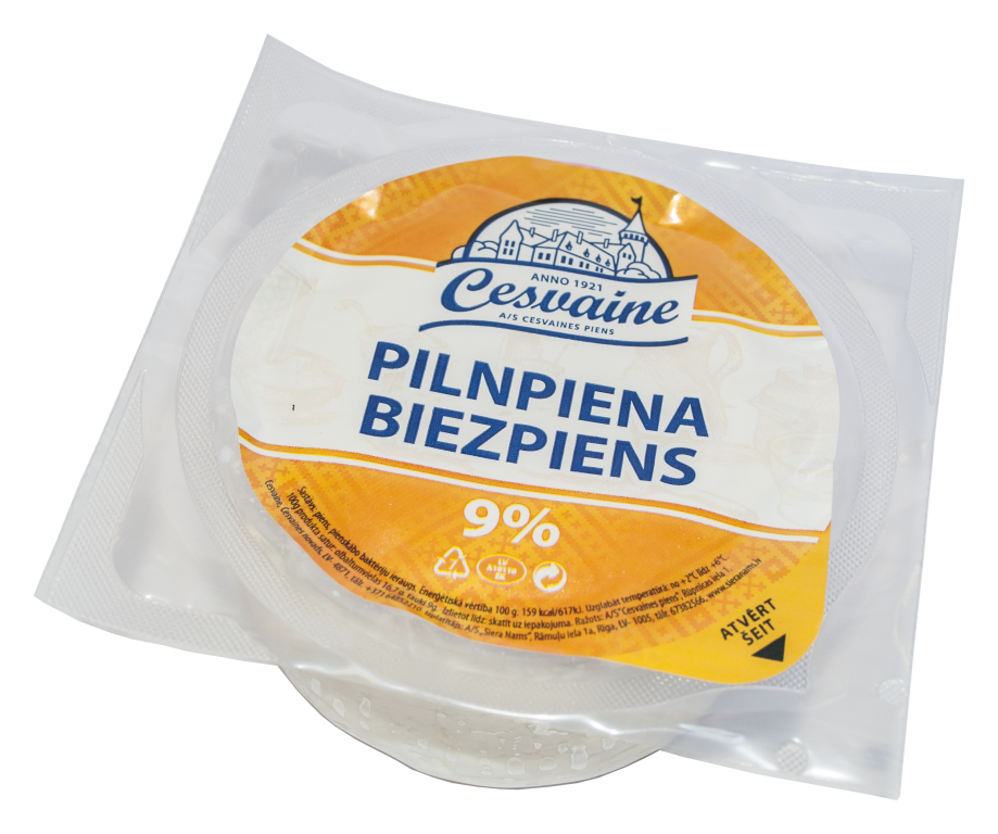 Cesvaine Whole Milk Curd Cheese  9%