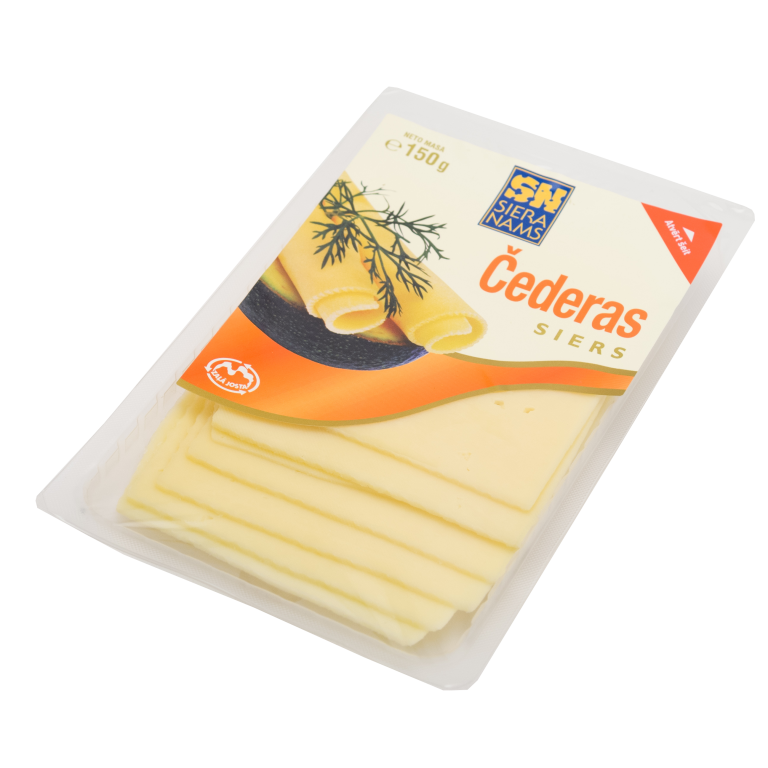 Cheddar type cheese white 150g