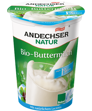 Organic butter milk 1% 500g