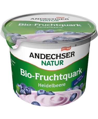 Organic fruit quark blueberry 450g